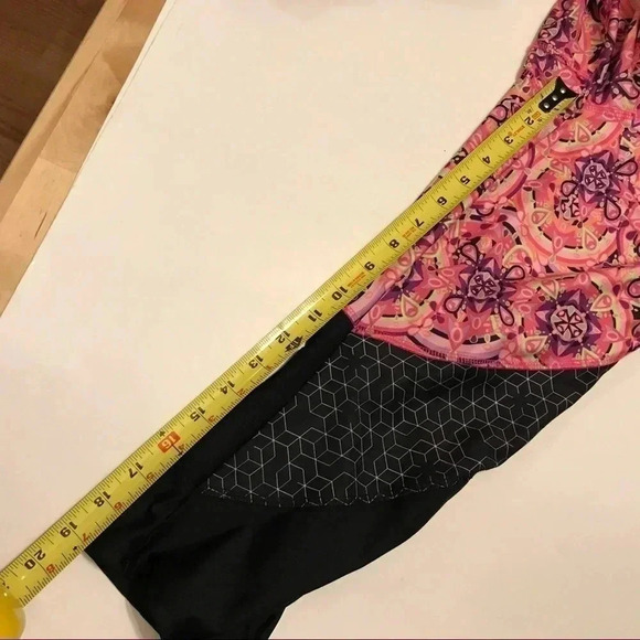 Womens Danskin Now Capri Leggings Pink Boho - Picture 12 of 12